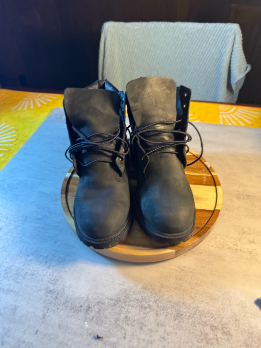 Timberland Black Leather Boots